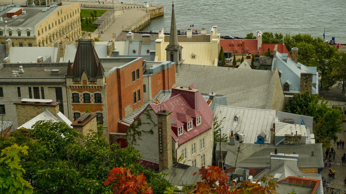 Quebec City's old streets and architectural beauty